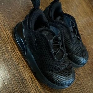 Toddler black Nike Air Max great condition!